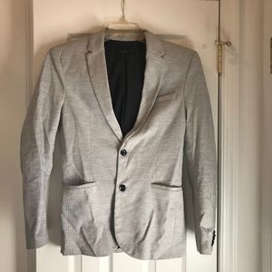Grey light sports coat